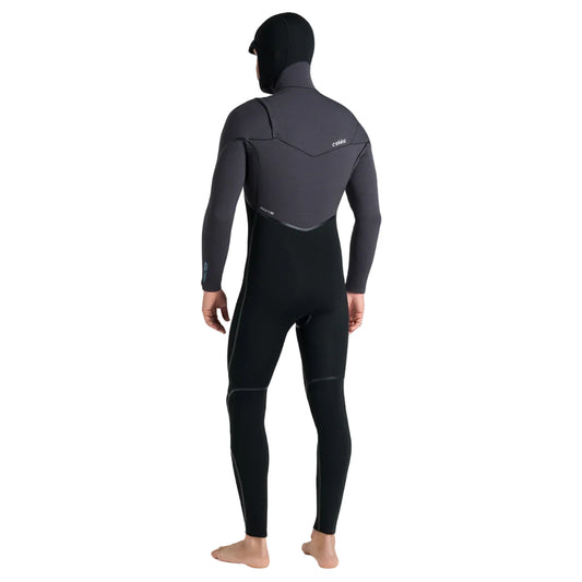 C-Skins NuWave Wired 5/4 mm LQS homme avec cagoule intégrée 2026 - Black / Meteor / Blue