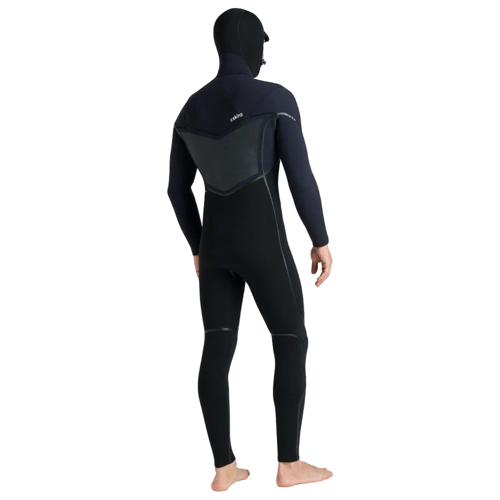 C-Skins NuWave Wired 6/5mm Mens GBS Hooded Winter Wetsuit 2026 - Black / Blue
