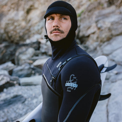 C-Skins NuWave Wired 6/5mm Mens GBS Hooded Winter Wetsuit 2026 - Black / Blue