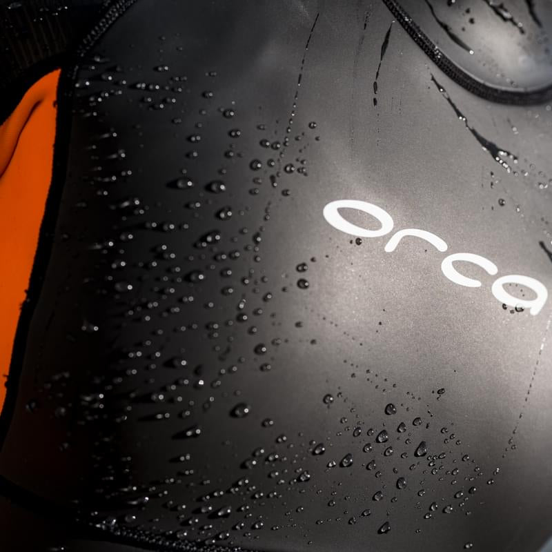 Orca Vitalis Mens Openwater Shorty Wetsuit - Black/Orange