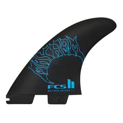 FCS II Mayhem Driver PC Carbon Tri Fin Set