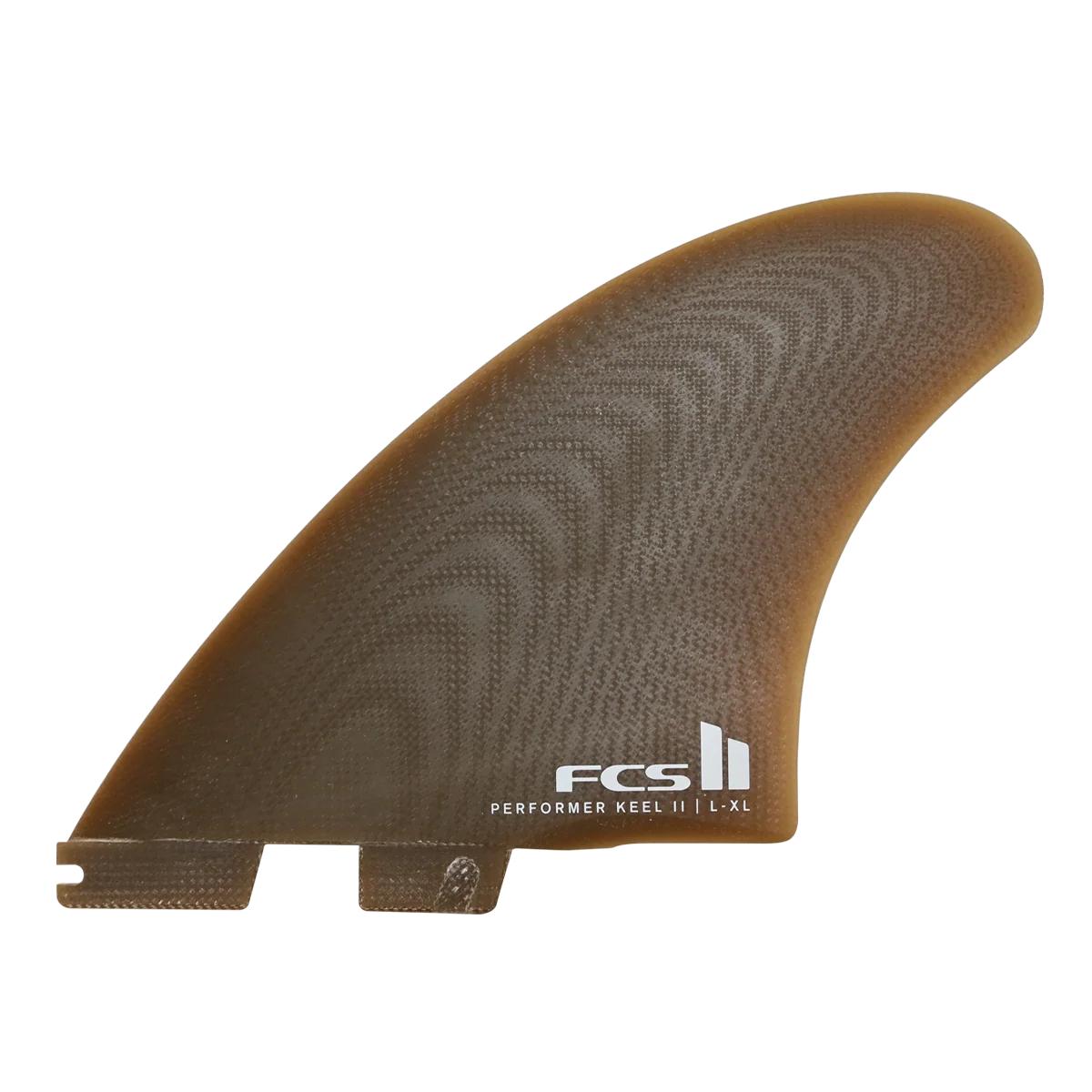 FCS II Performer Keel PG Surfboard Fins - Cacao