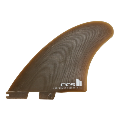 FCS II Performer Keel PG Surfboard Fins - Cacao