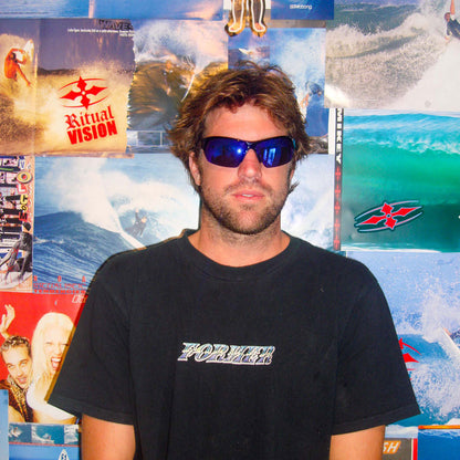 Ritual Vision Break & Enter Sunglasses – Polished Black / Reflective Blue