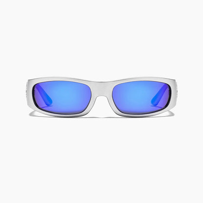 Ritual Vision Parasite Polarised Sunglasses in Matte Chrome / Blue