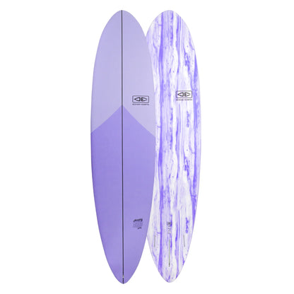 Ocean and Earth Happy Hour 8ft0 Epoxy Soft Surfboard - Violet