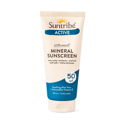 Suntribe Active Organic Mineral Sunscreen SPF 50