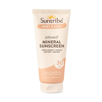 Suntribe Baby & Kids Organic Mineral Sunscreen SPF 30