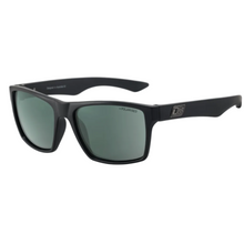 Dirty Dog Vendetta Sunglasses - Satin Black / Green Polarised