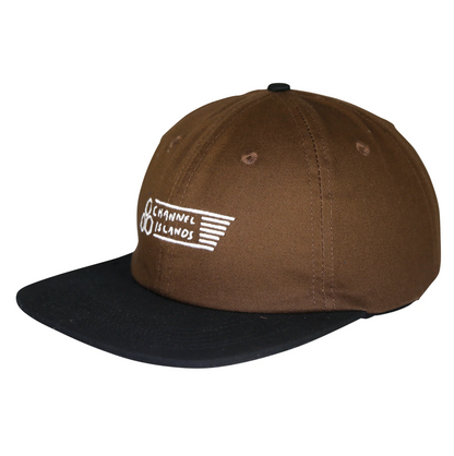 Channel Island Bad Flag Hat - Walnut/Black