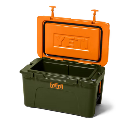 Yeti Tundra 45 Hard Cooler - Olive/King Crab Orange