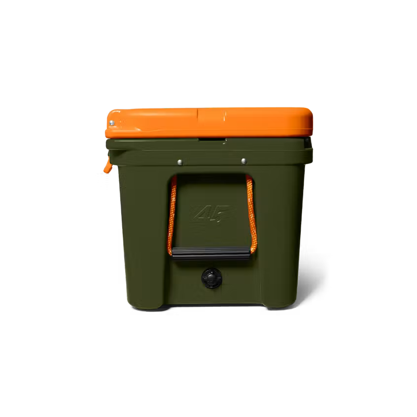 Yeti Tundra 45 Hard Cooler - Olive/King Crab Orange