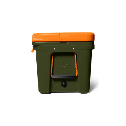 Yeti Tundra 45 Hard Cooler - Olive/King Crab Orange