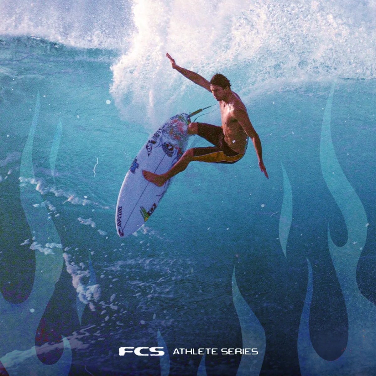 FCS Crosby Colapinto Traction Pad - Black/Blue