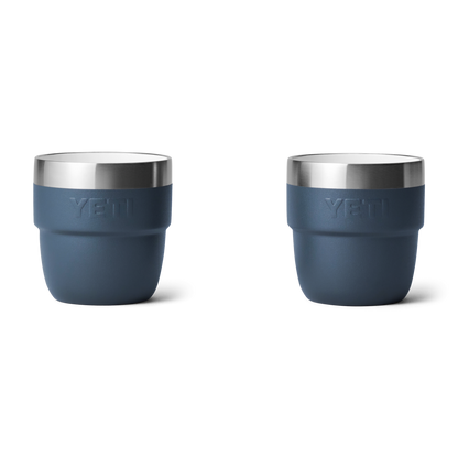 Yeti Rambler 4oz Espresso 2 Pack Stackable Cups - Navy
