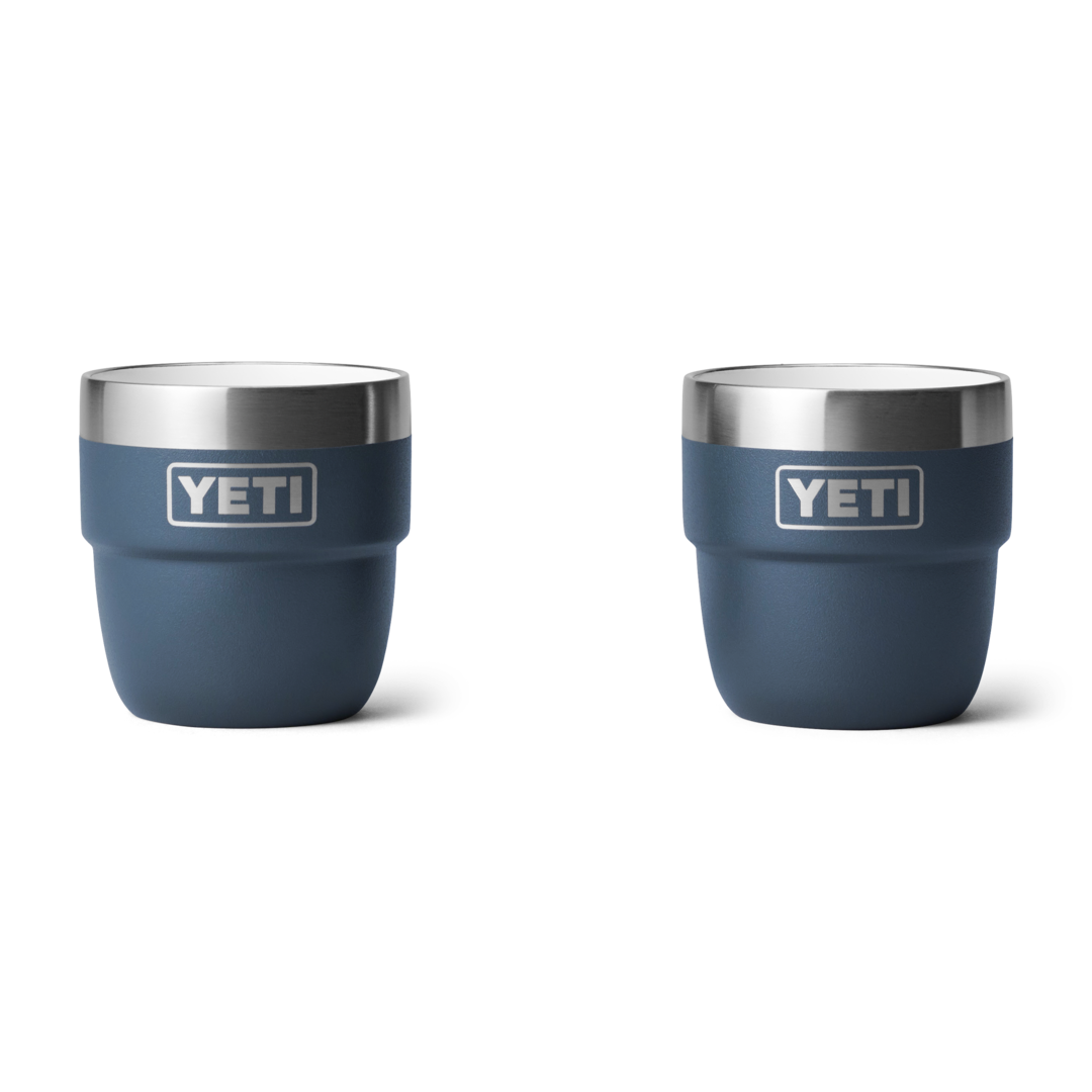 Yeti Rambler 4oz Espresso 2 Pack Stackable Cups in Navy