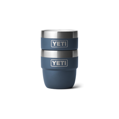 Yeti Rambler 4oz Espresso 2 Pack Stackable Cups - Navy