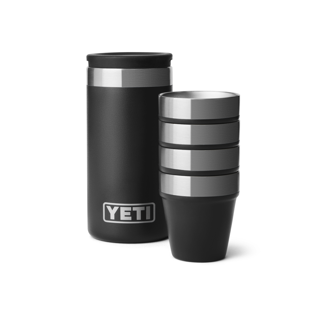 Yeti Shot Glasses and Case - Black