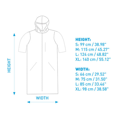 Surflogic Storm Short Sleeve Robe - Black