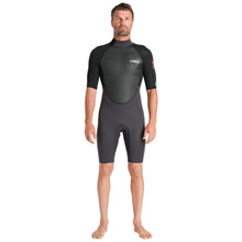 C Skins Element 3/2mm Mens Shorty Summer Wetsuit in Anthracite/ Black/ Neon Flare