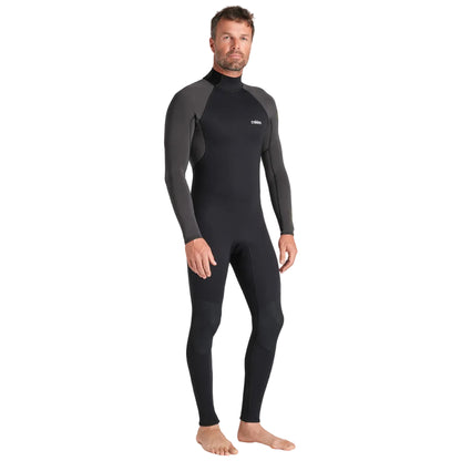 C-Skins NuWave Element 3/2mm Mens FL Back Zip Steamer in Black/Meteor/Olive