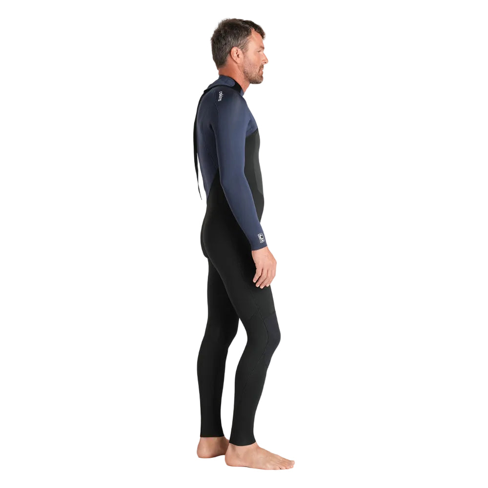 C-Skins NuWave Legend 3/2mm Mens GBS Back Zip Wetsuit 2026 - Black/Bluestone/Petrol