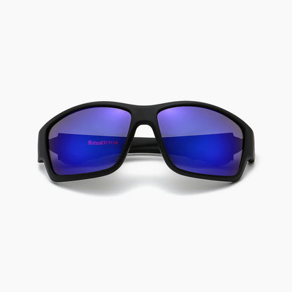 Ritual Vision The Decline Polarised Sunglasses - Matte Black / Blue Reflective