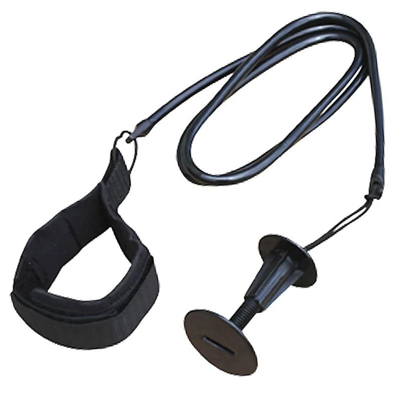 Vision Leash Basic Bodyboard Straight - Black