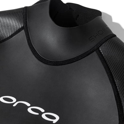 Orca Vitalis Mens Openwater Shorty Wetsuit - Black/Orange