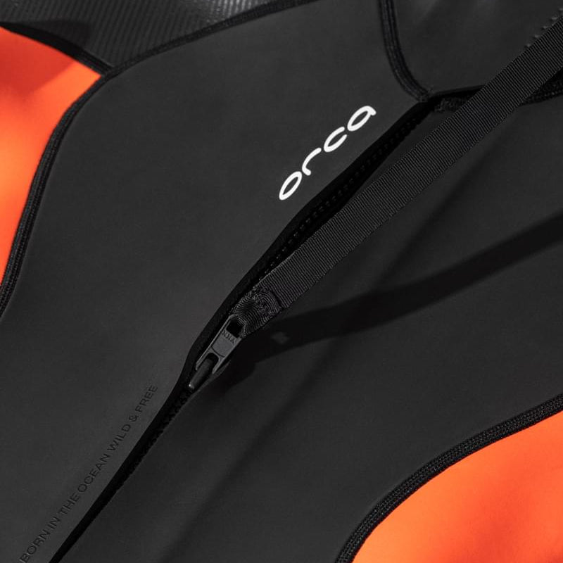 Orca Vitalis Mens Openwater Shorty Wetsuit - Black/Orange