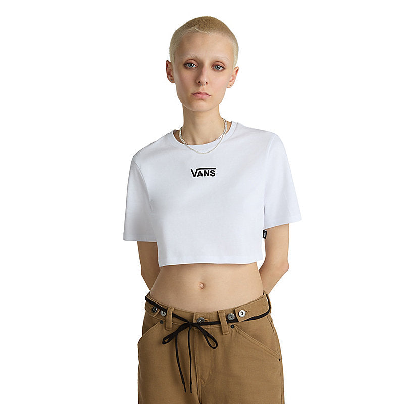 Vans Flying V Crew Crop Top - White - Buy online today