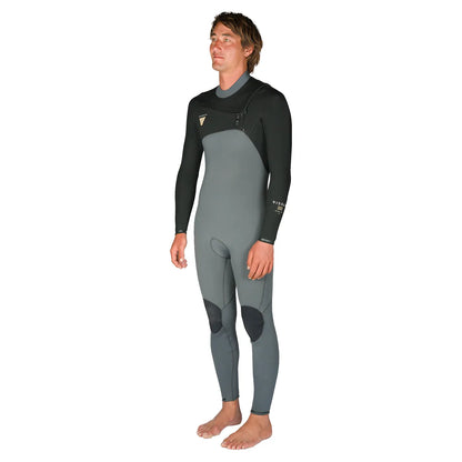 Vissla Natural Seas 4/3 Chest Zip Wetsuit - Coal - Buy online today