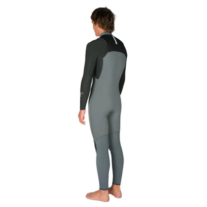 Vissla Natural Seas 4/3 Chest Zip Wetsuit - Coal - Buy online today