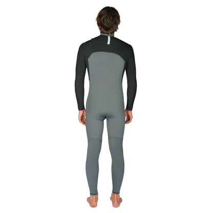 Vissla Natural Seas 4/3 Chest Zip Wetsuit - Coal - Buy online today
