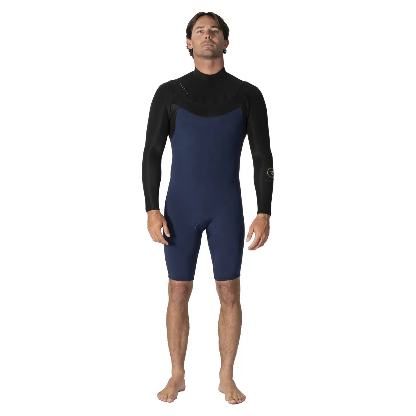 Vissla New Seas 2/2 Long Sleeved Spring U-Zip Wetsuit - Midnight - Buy online today