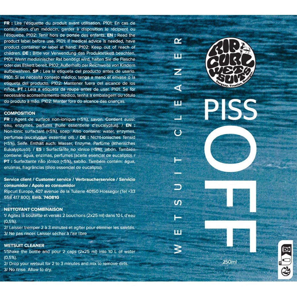 Rip Curl Piss Off Detergent Wetsuit Cleaner 250ml