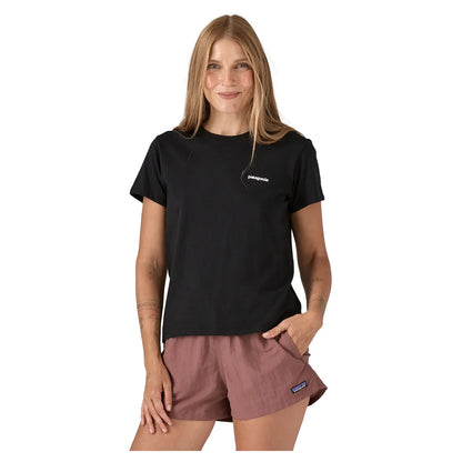 Patagonia Women's P-6 Logo Responsibili-Tee - Black - Buy online today