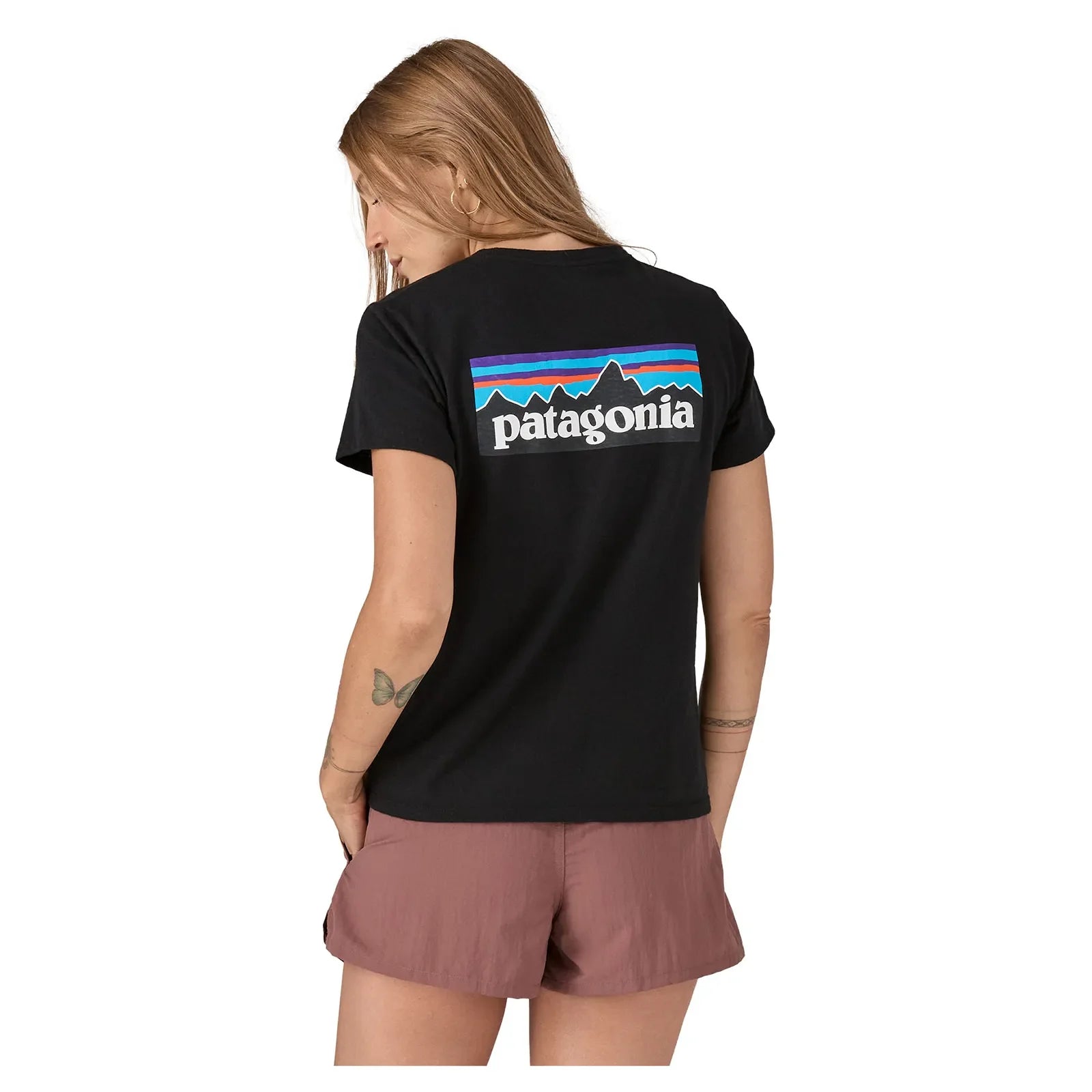 Patagonia Women's P-6 Logo Responsibili-Tee - Black - Buy online today