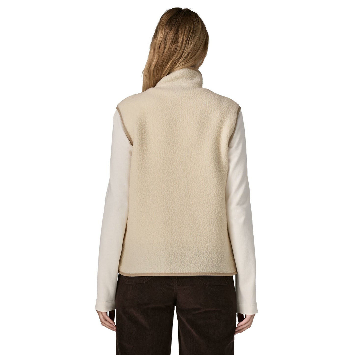 Patagonia Womens Retro Pile Vest - Natural