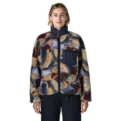 Patagonia Womens Classic Retro-X Jacket - Smudge: Smolder Blue
