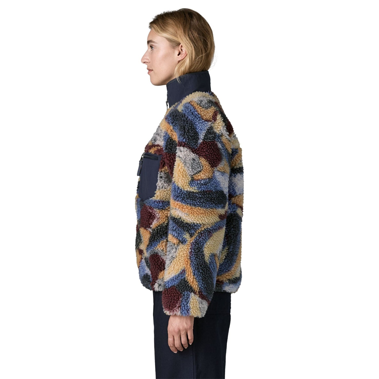 Patagonia Womens Classic Retro-X Jacket - Smudge: Smolder Blue