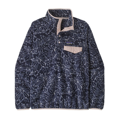 Patagonia Womens Lightweight Synch Snap-T Pullover - Saxifrage: Sunken Blue