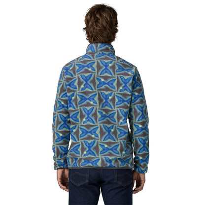 Patagonia Mens Lightweight Synchilla Snap-T Fleece Pullover - Deep Freeze: Forge Grey