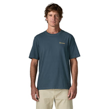 T-shirt Patagonia homme Water People Banner - Summit Blue