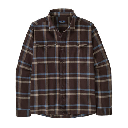 Patagonia Mens Fjord Flannel Shirt - Crossing: Den Brown