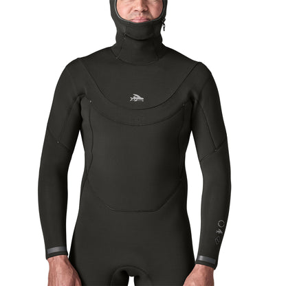 Patagonia Men's Regulator 4/3mm Hooded Winter Wetsuit 2026 - Black
