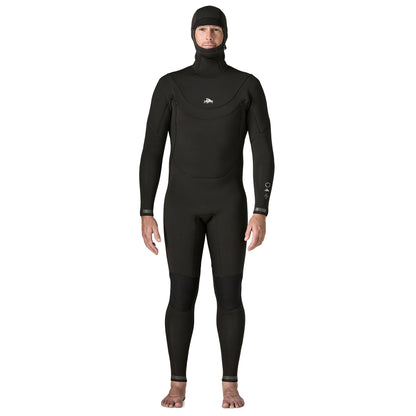 Patagonia Men's Regulator 5/4mm Hooded Winter Wetsuit in Black