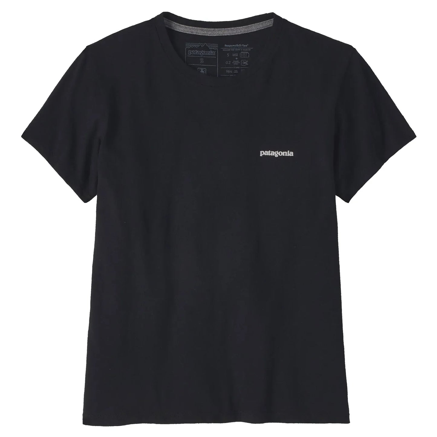 Patagonia Women's P-6 Logo Responsibili-Tee - Black - Buy online today