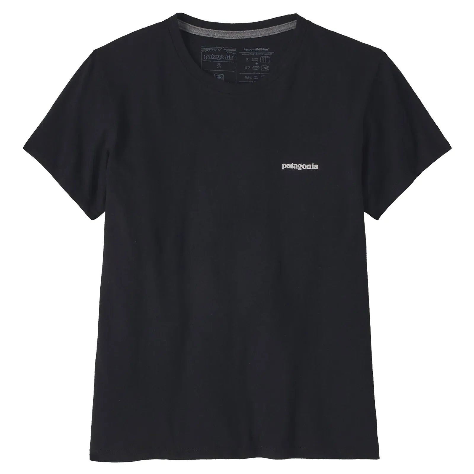 Patagonia Women's P-6 Logo Responsibili-Tee - Black - Buy online today
