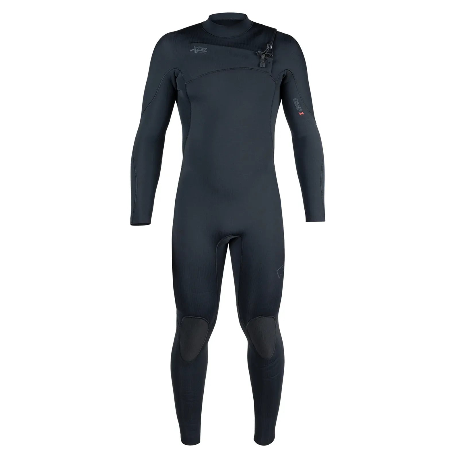 Xcel Comp X 4/3mm Mens Chest Zip Wetsuit - Black - 2025 - Buy online today